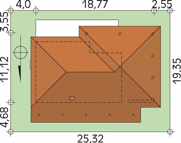БАНЯ 2 планировка этажей - фото 1